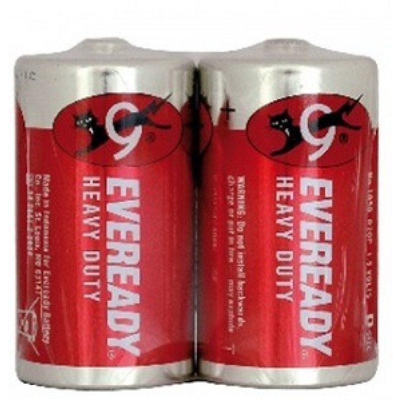 EVEREADY SIZE D RED PAIR