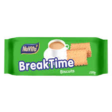 NUVITA BREAKTIME TEA BISCUITS 28G